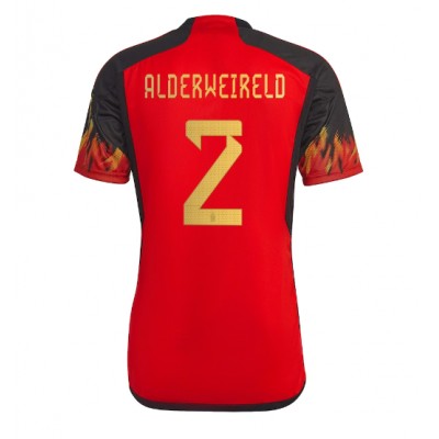 Fotballdrakt Herre Belgia Toby Alderweireld #2 Hjemmedrakt VM 2022 Kortermet